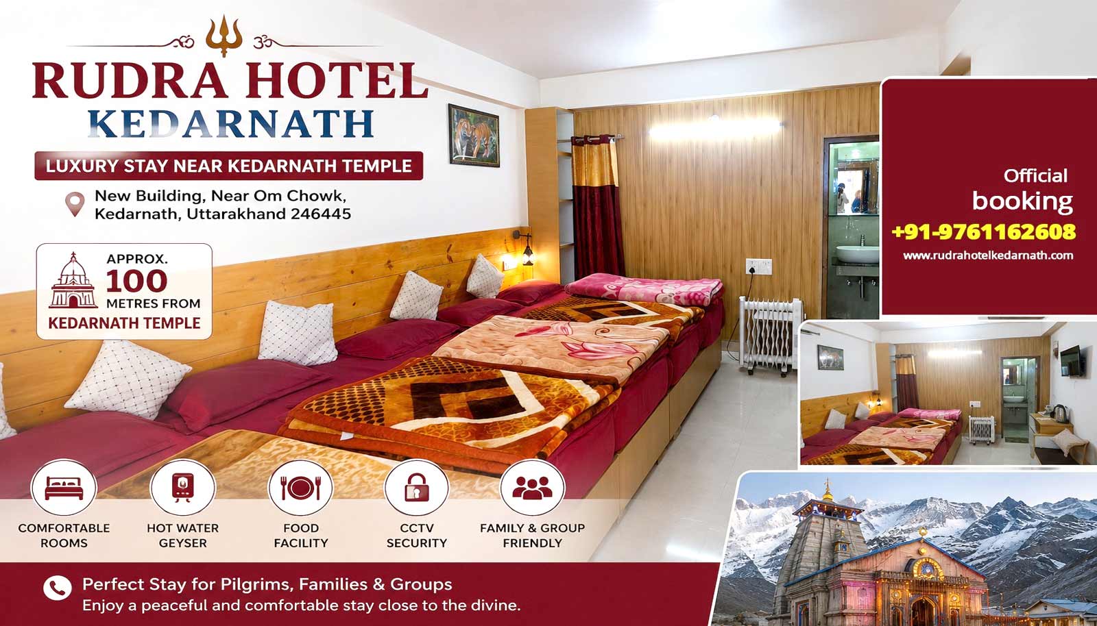 Luxury Hotel Near Kedarnath Temple | Rudra Hotel Kedarnath