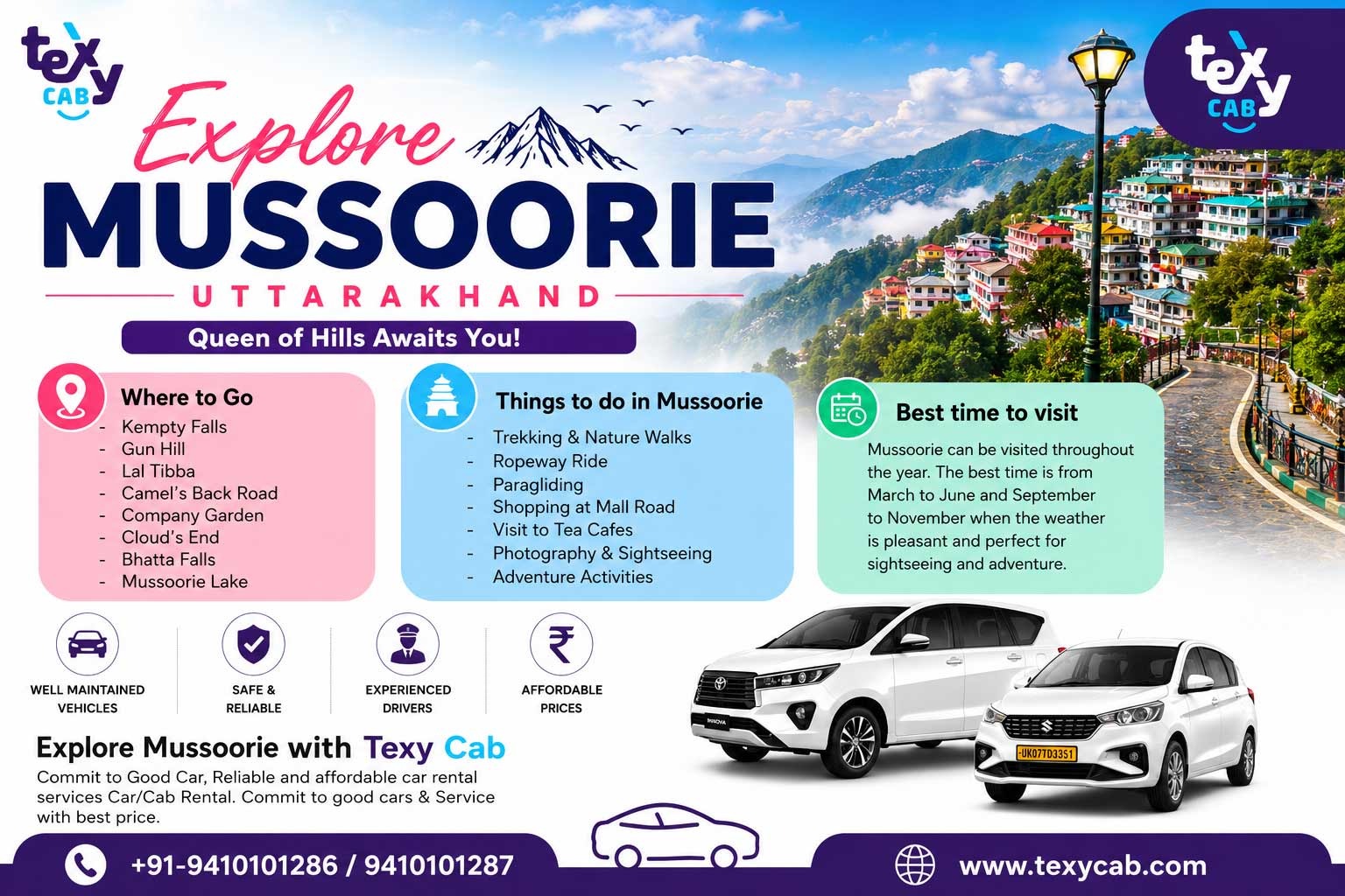 Mussooorie Taxi Service