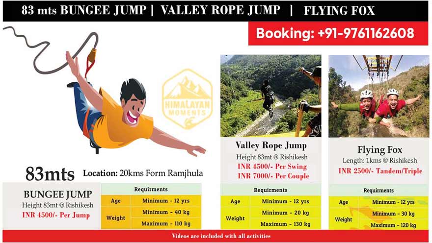 Bungee Jumping in RIshikesh