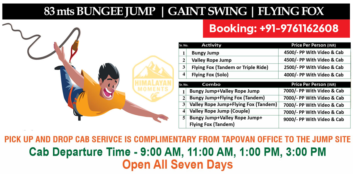 Bungee Jumping in Rishikesh