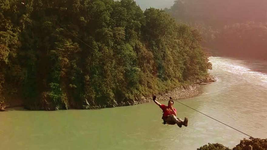 Zipline Adventure Activity In Rishikesh